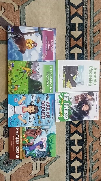 Çocuklar için okuma kitapları 6 adet
