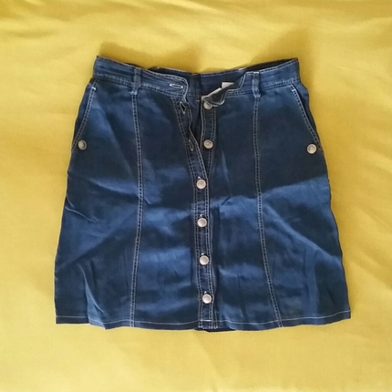 vintage denim etek