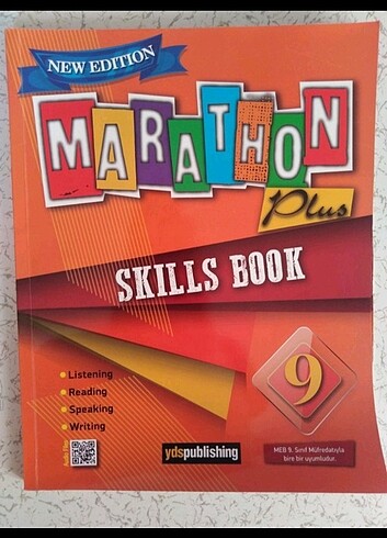  Beden Renk 9. Sınıf marathon plus ingilizce kitabi