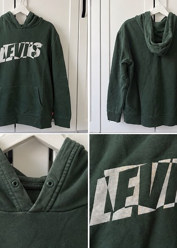 Levis Levi S Koyu Yesil Kapusonlu Sweatshirt