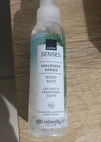  Beden Renk Avon Senses Maldives Sands Vücut Spreyi 100 ml