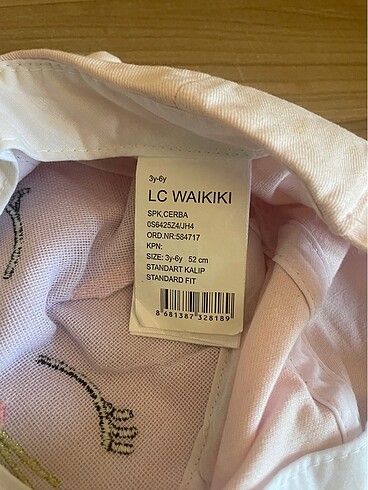 LC Waikiki Kız çocuk kedili şapka