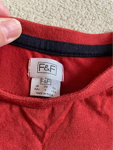 F&F F&F marka uzun kollu tişört
