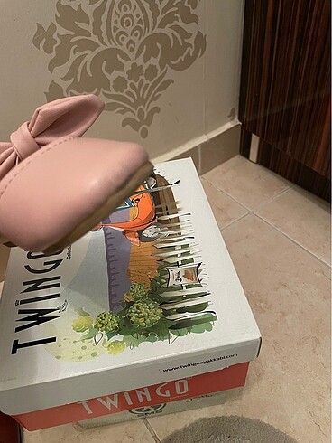 26 Beden pembe Renk Lcw kurdelalı pembe babet ayakkabı