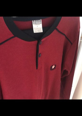 Bordo Erkek Uzun Kollu Regular Fit Pijama Takımı - Görsel 3