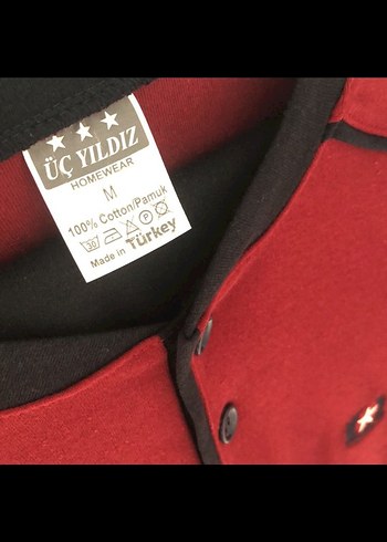 Bordo Erkek Uzun Kollu Regular Fit Pijama Takımı - Görsel 2