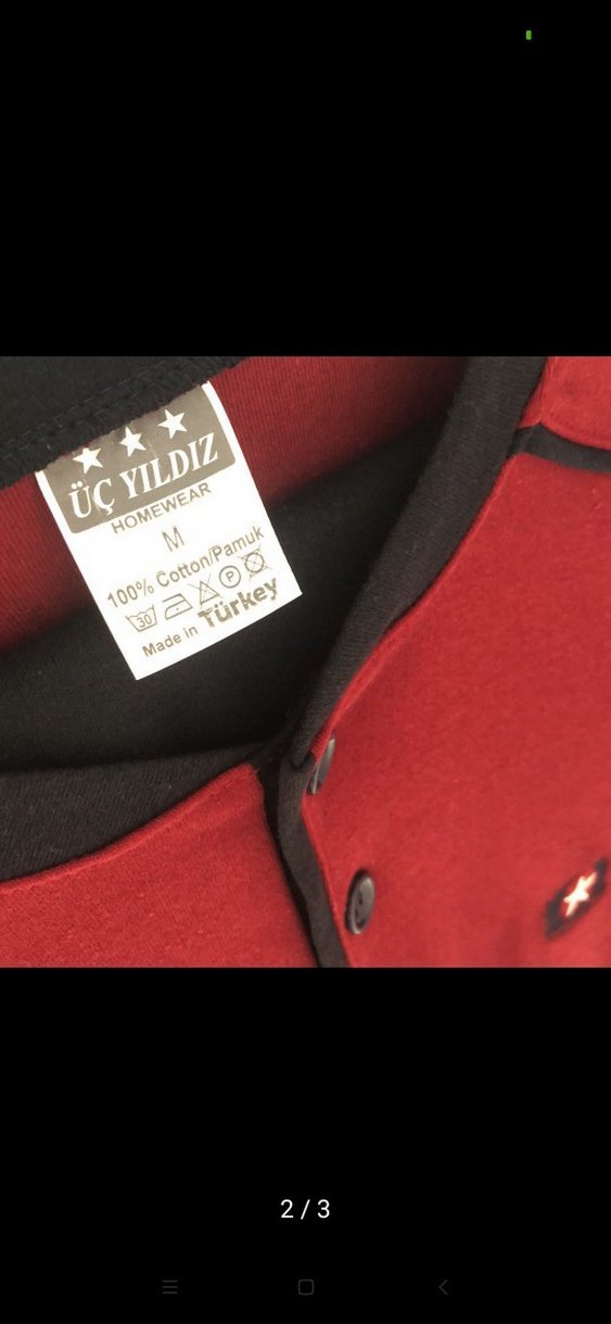 Bordo Erkek Uzun Kollu Regular Fit Pijama Takımı - Görsel 2