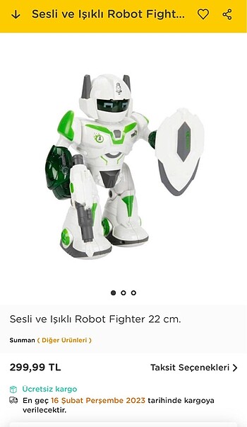  Beden Renk Oyuncak robot