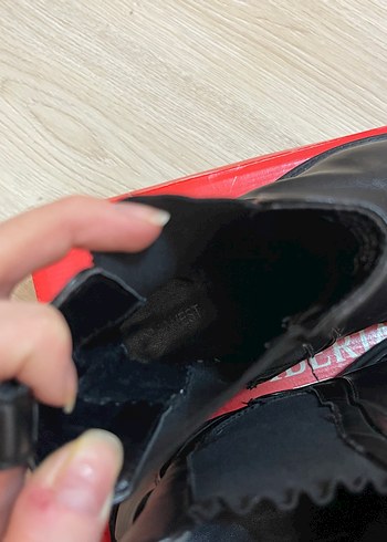 Kadın Siyah Platform Topuklu Lastik Bot - Görsel 11