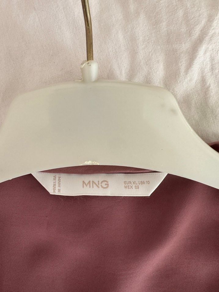 MANGO Pamuk saten ceket - Görsel 2