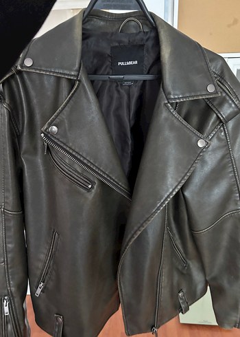 s Beden Pull&bear biker deri ceket