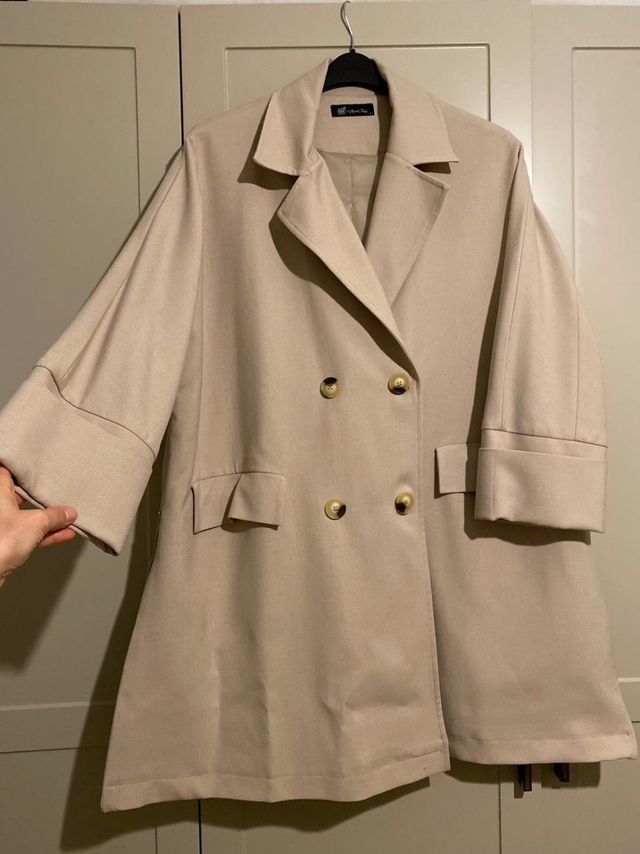 Bej Midi Kaban, Salaş Kesim - Görsel 2