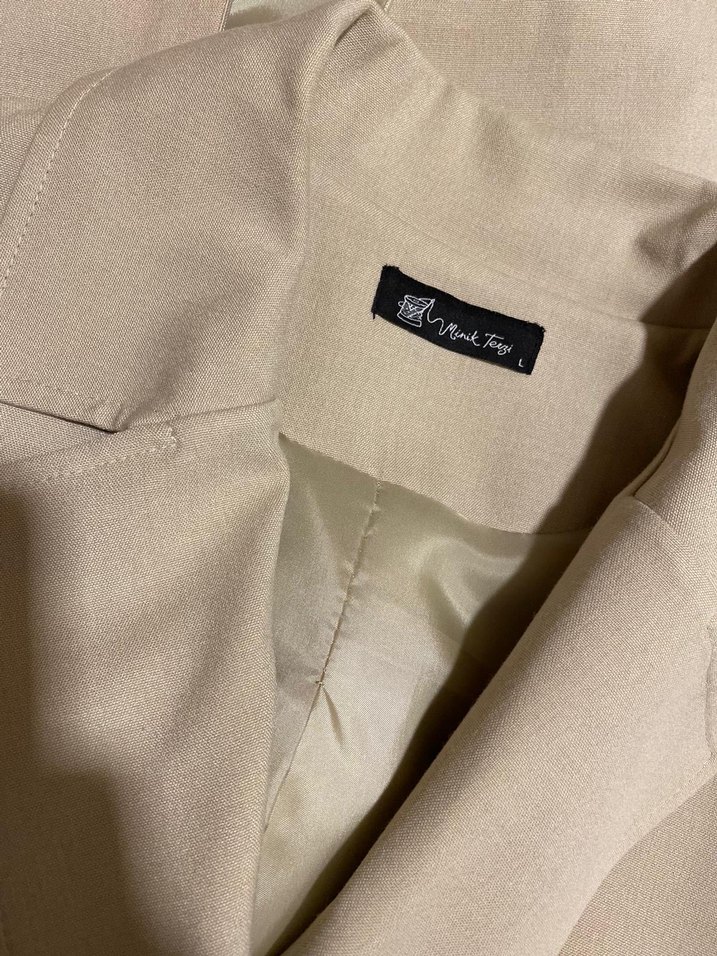 Bej Midi Kaban, Salaş Kesim - Görsel 3