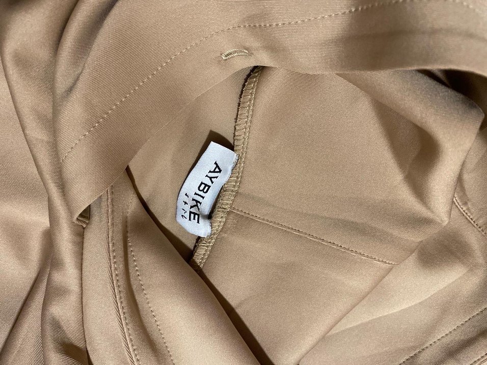 Bej Kadın Scuba Kumaş Kapüşonlu Sweatshirt - Görsel 3