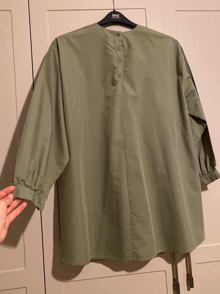 Piliseli Uzun Kollu Bluz - Görsel 3