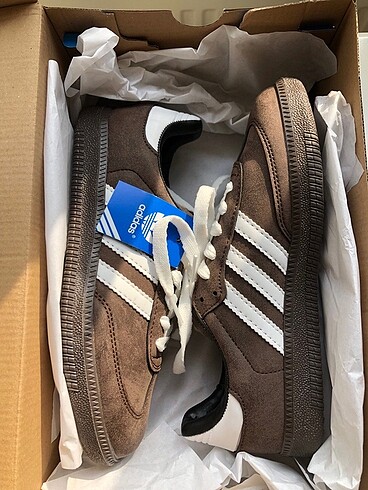 39 Beden kahverengi Renk Adidas samba