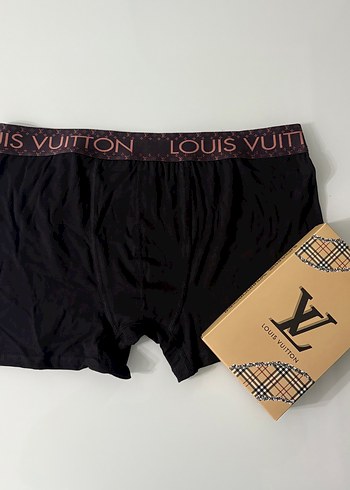 Louis Vuitton Erkek Siyah Mini Boxer 3lü set
