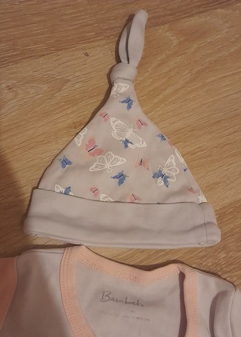 Yenidoğan Beden Uzun Kollu Örme Kız Bebek Takımı