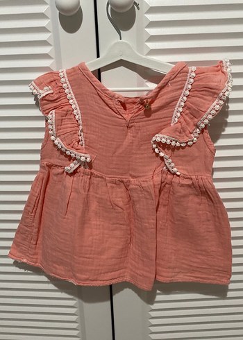 Nakışlı Fırfırlı Kız Çocuk Elbise - Görsel 2