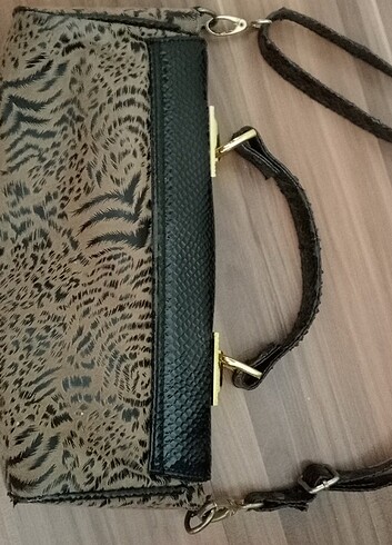 Beden Vintage Leopar Çanta