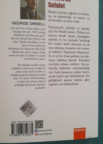 Beden Paris ve Londra'da Sefalet - George Orwell