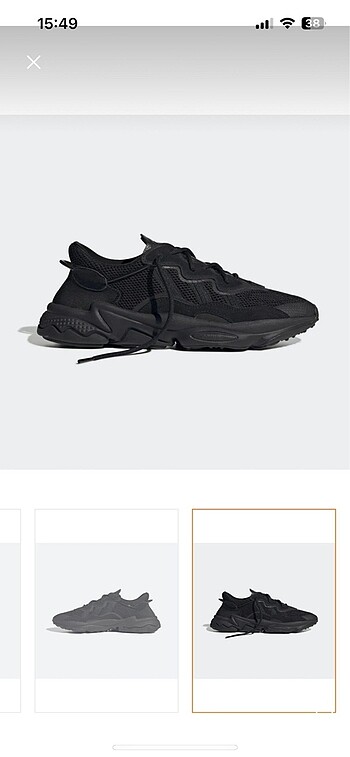 37 Beden siyah Renk Adidas spor ayakkabı #ayakkabı