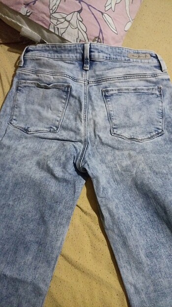 28 Beden mavi Renk Mavi jeans kot pantolon 