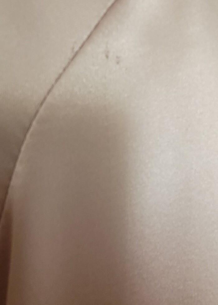 Saten abiye tesettür uzun  elbise - Görsel 4