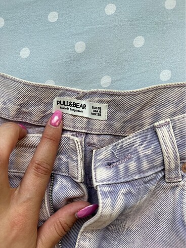 Pull and Bear Lila kot sort
