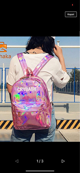 m Beden Cry baby sırt çantası
