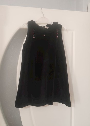 Kız Çocuk Pembe Baskılı Kürklü Yağmurluk ve elbise - Görsel 3