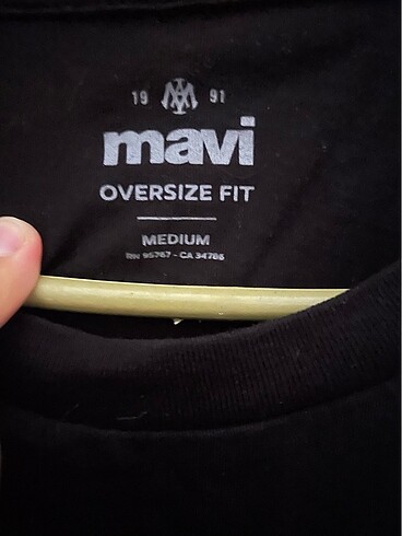Mavi oversize tişört