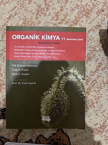 Graham Solomons organik kimya kitabi
