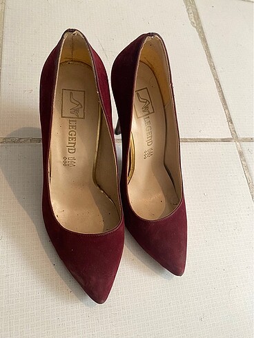 Diğer Bordo stiletto