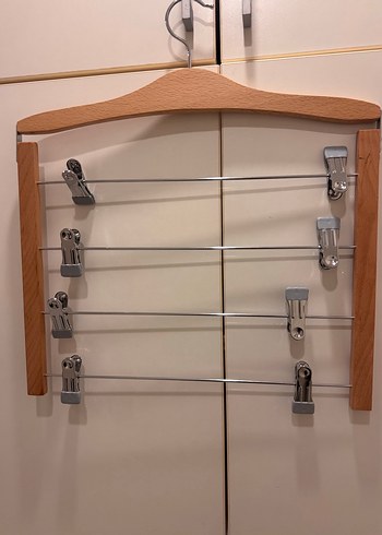 Çoklu Ahşap ve Metal Dolap Askısı
