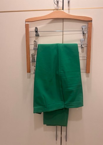 Fabrika Yeşil Midi Kumaş Pantolon