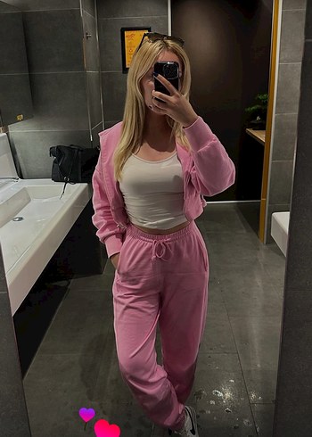 m Beden pembe Renk ZARA PEMBE EŞOFMAN ALTI