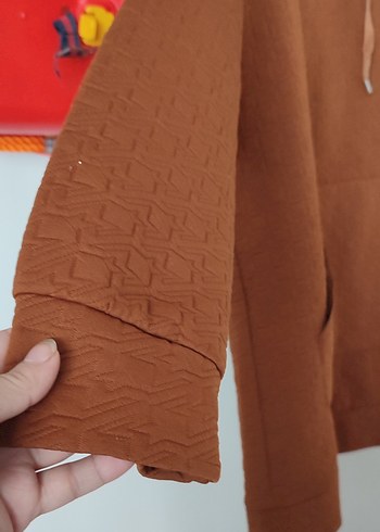 Diğer Kapüşonlu Kahverengi Kadın Sweatshirt