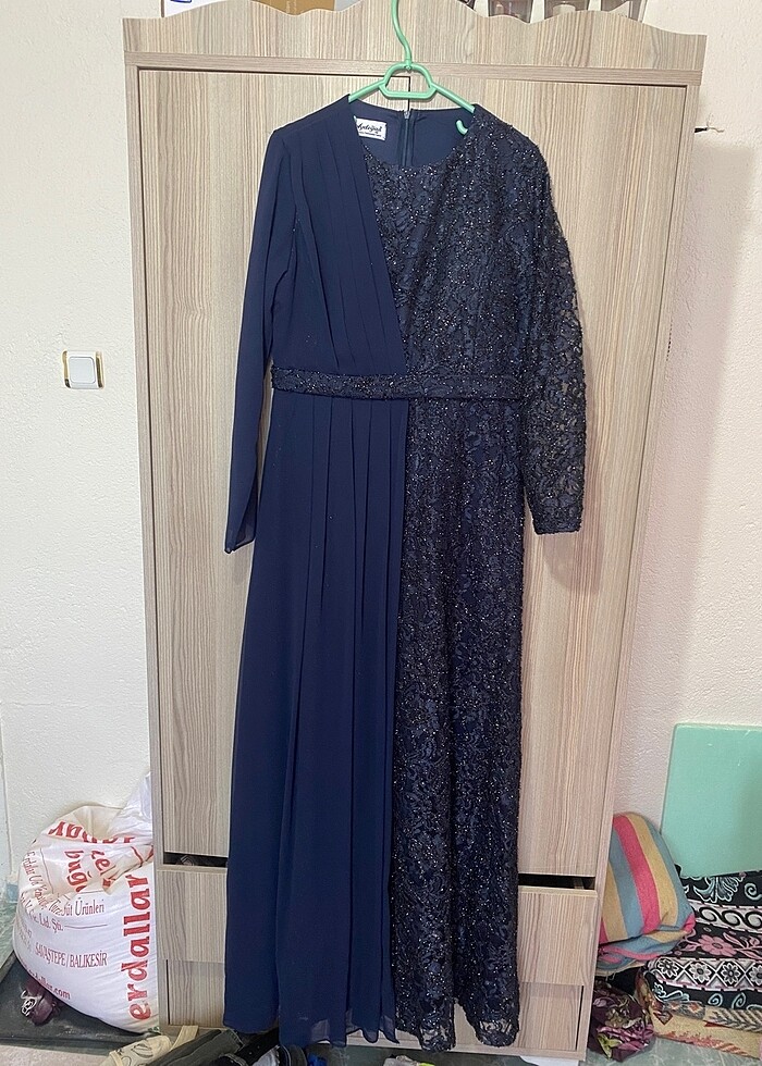 Tesettür gece elbisesi - Görsel 4