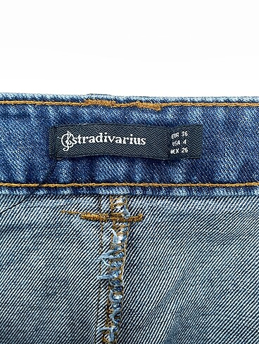 36 Beden mavi Renk Stradivarius Mini Etek %70 İndirimli.