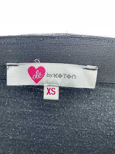 xs Beden gri Renk Koton Mini Etek %70 İndirimli.