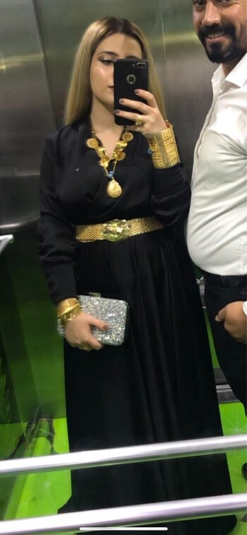 Zara Saten uzun uçuş uçuş elbise