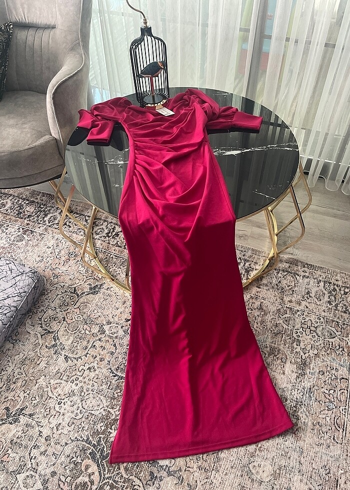 Abiye balık mezuniyet elbisesi - Görsel 2