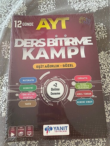 Yanıt Yayıncılık Ayt Eşit Ağırlık Sözel Kamp Kitabı