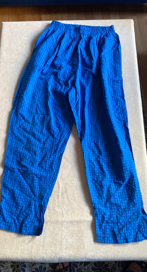 Düğmeli Lacivert kadın alt üst Takımı - Görsel 4