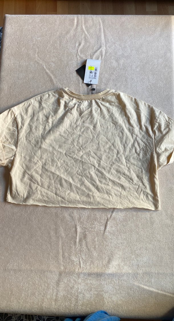 Bej Kadın Kısa Kollu Tişört - Görsel 2