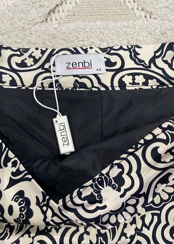 Desenli Piliseli Midi  Etek - Görsel 3