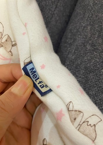 Bebek Baskılı Beyaz Tulum - Görsel 4