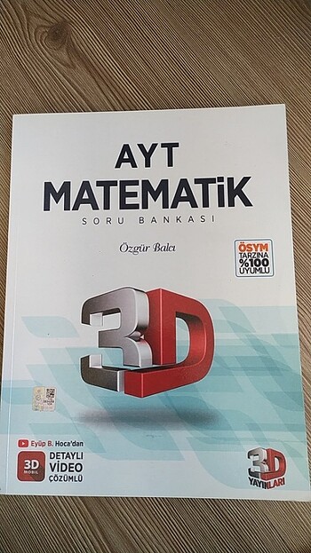 3D yayınları AYT matematik soru bankası