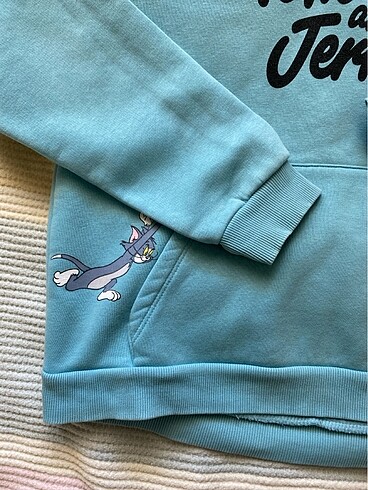 m Beden mavi Renk Tom and Jerry Sweatshirt